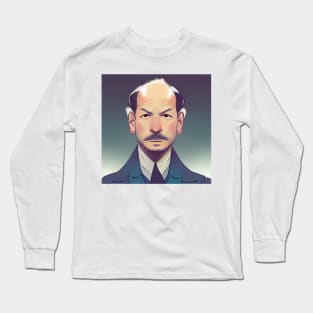 Clement Attlee | Anime Portrait Long Sleeve T-Shirt